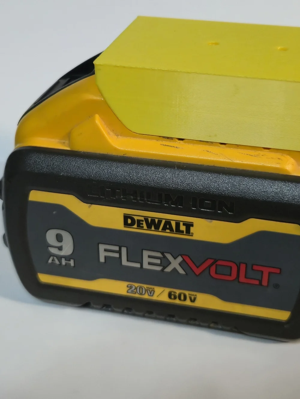 2-Pack DeWalt 20V / 60V Battery Holders – 3D Printed in Bambu Lab PETG